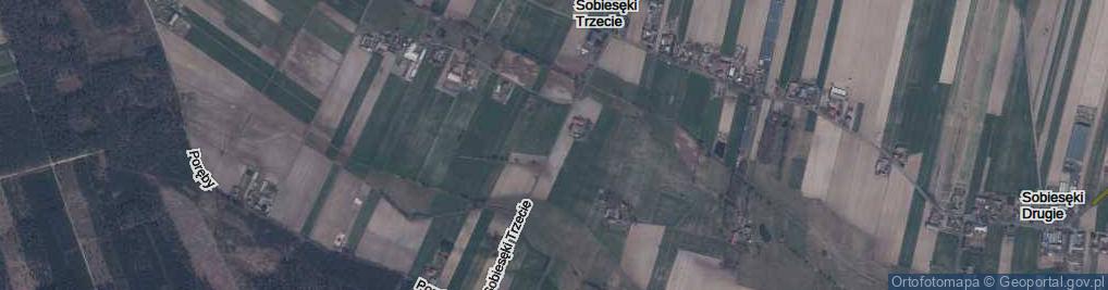 Zdjęcie satelitarne Sobiesęki Trzecie ul.